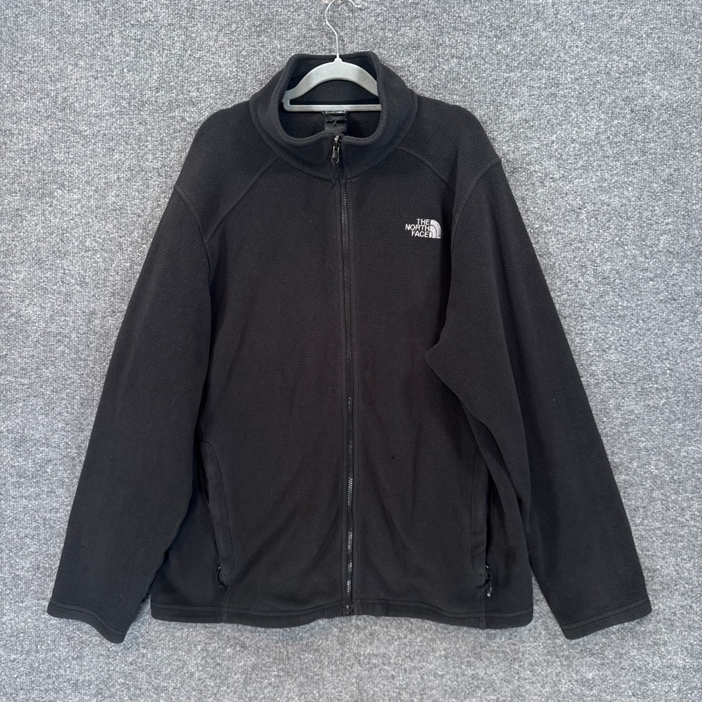 The North Face Sweatshirt Mens XL Black Fleece Full Zip Up Outdoor Layering